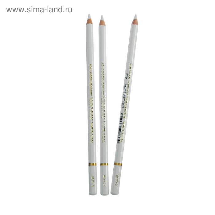 Набор 3 штуки уголь белый в карандаше Koh-I-Noor GIOCONDA 8812/3 (4157782) - Фото 1