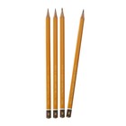 Набор чернографитных карандашей 4 штуки Koh-I-Noor, профессиональных 1500 B2, заточенные (749478) - фото 52035123