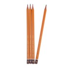 Набор чернографитных карандашей 4 штуки Koh-I-Noor, профессиональных 1500 B3, заточенные (786597) - фото 9775784