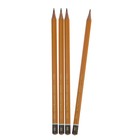 Набор профессиональных чернографитных карандашей 4 штуки Koh-I-Noor 1500 B8, заточенные (1161789) - фото 52035125