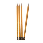 Набор профессиональных чернографитных карандашей 4 штуки Koh-I-Noor 1500 H3, заточенные (786596) - фото 110194486