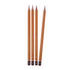 Набор профессиональных чернографитных карандашей 4 штуки Koh-I-Noor 1500 H7, лакированный корпус (3098863) - фото 4294518