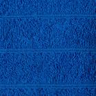 Полотенце махровое Перманент 70х140см, цв.синий, 400г/м, хлопок 100% - Фото 2