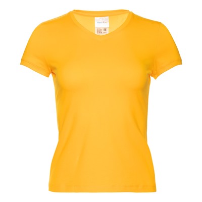 Футболка женская, размер 48, цвет жёлтый