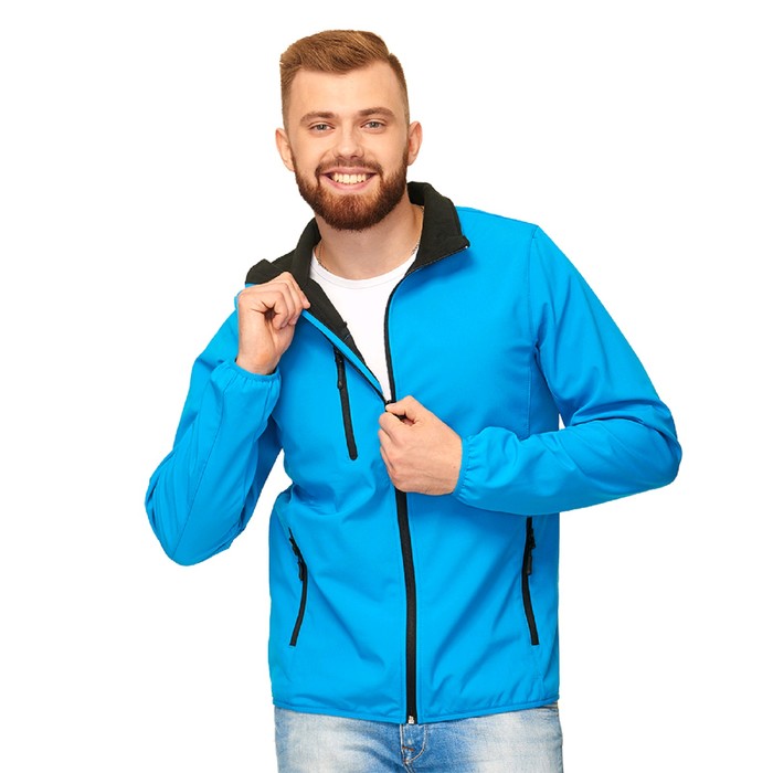 Куртка унисекс, размер 44, цвет лазурный