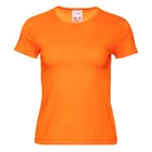 Футболка женская, размер 48, цвет оранжевый - фото 294912067