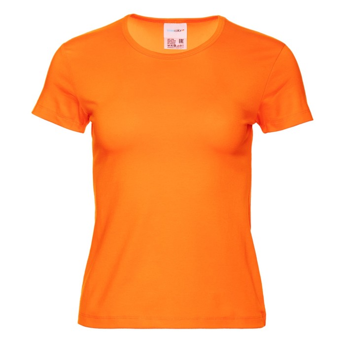 Футболка женская, размер 48, цвет оранжевый - фото 1907102269