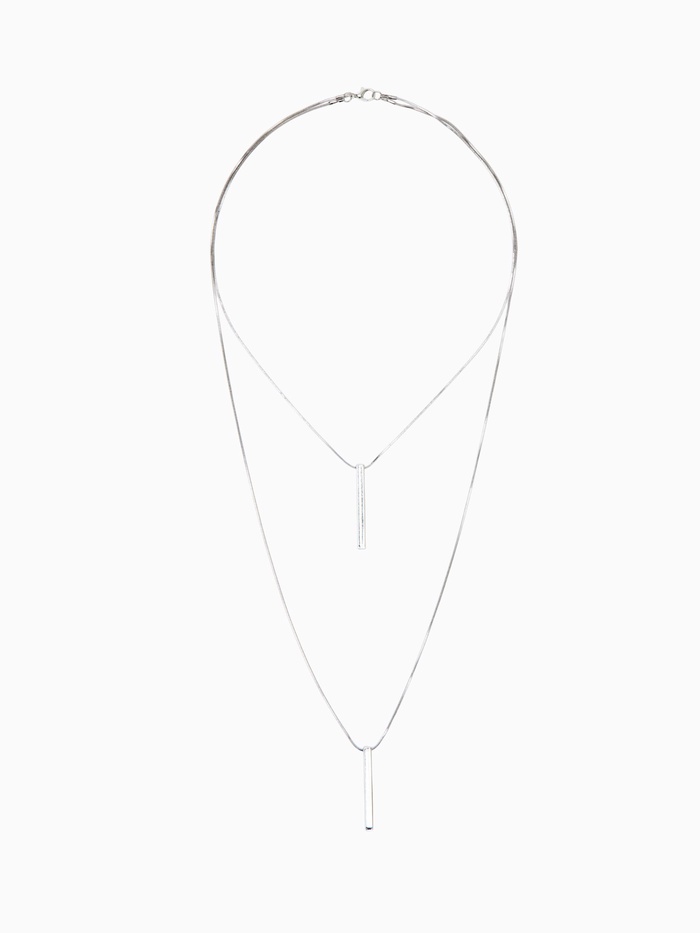 Кулон на цепочке «Цепь», тотем, грани, цвет серебро, 70 см