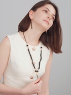 Набор 2 предмета: серьги, бусы «Унисон», накрученность, цвет золото в чёрном, 60 см - Фото 7