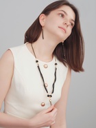 Набор 2 предмета: серьги, бусы «Унисон» накрученность, цвет золото в чёрном, 60 см - Фото 12