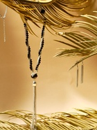 Набор 2 предмета: серьги, бусы «Унисон» накрученность, чёрный в серебре, 60 см - Фото 6