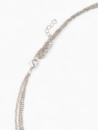 Набор 2 предмета: серьги, бусы «Унисон» накрученность, чёрный в серебре, 60 см - Фото 12