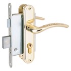 Замок врезной «СТАНДАРТ» Россия ЗВ4-7.03С, гс ручками, цвет золото 5032394