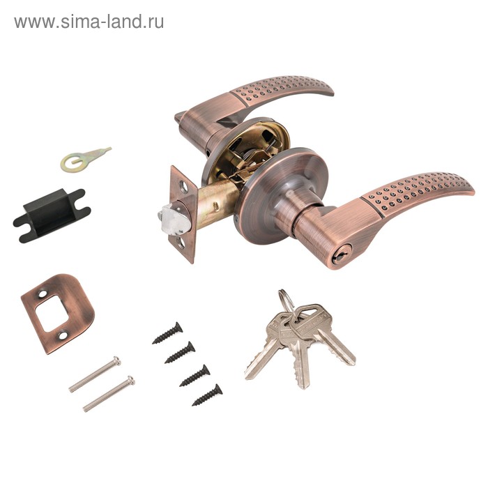 Защёлка «СТАНДАРТ» 8510 ET AC, кл/фикс, цвет медь - Фото 1