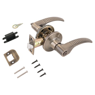 Защёлка «СТАНДАРТ» 8510 BK AB, фикс, цвет бронза