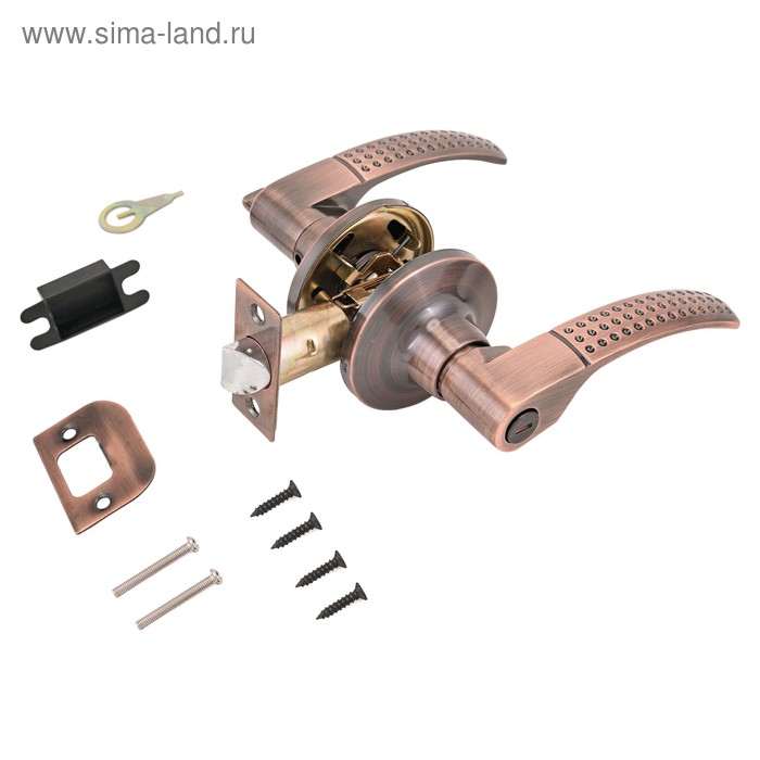 Защёлка «СТАНДАРТ» 8510 BK AC, фикс, цвет медь - Фото 1