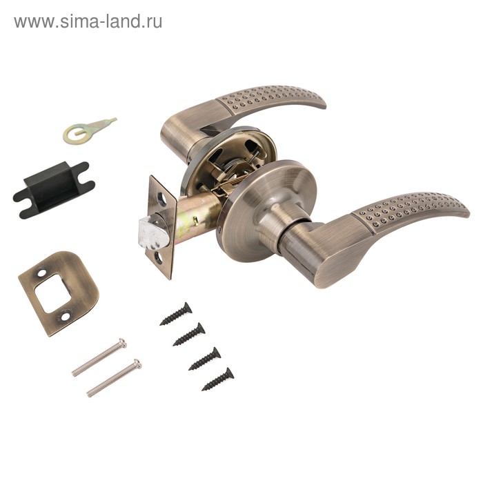 Защёлка «СТАНДАРТ» 8510 PS AB, пустая, цвет бронза - Фото 1