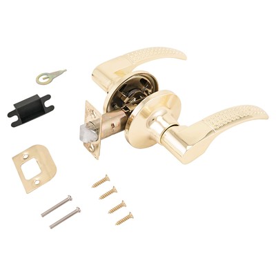 Защёлка «СТАНДАРТ» 8510 PS PB, пустая, цвет золото