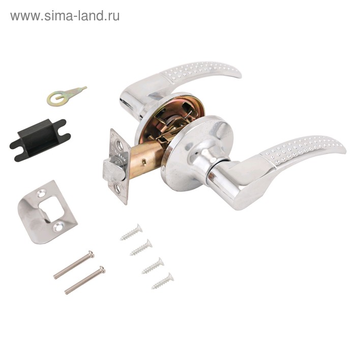 Защёлка «СТАНДАРТ» 8510 PS CP, пустая, цвет хром - Фото 1