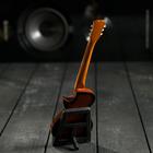 Гитара сувенирная Les Paul, на подставке, 24×8×2 см, коричнево-белая 4580696 - фото 16532494
