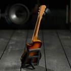 Гитара сувенирная Gibson Es, на подставке, 24×8×2 см, чёрно-жёлтая - Фото 2