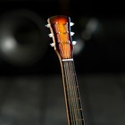 Гитара сувенирная Gibson Es, на подставке, 24×8×2 см, чёрно-жёлтая - Фото 3