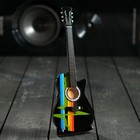 Гитара сувенирная "Gibson Acustic" черная, на подставке 24х8х2 см 4580699 - фото 14653996