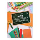 Папка школьная на кольцах «Портфолио школьника», 10 листов-разделителей, 24.5×32 см. - Фото 21