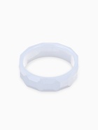 Кольцо керамическое «Минимал» огранка прямоугольник, 6 мм, белое, 18 размер 4984658