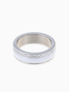 Кольцо керамическое «Инь-Ян», белое в серебре, 19 размер 4984742