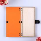 Конверт деревянный "С Юбилеем!" ручная работа, светлый, шары, 16,5х8х0,9см - фото 23330633