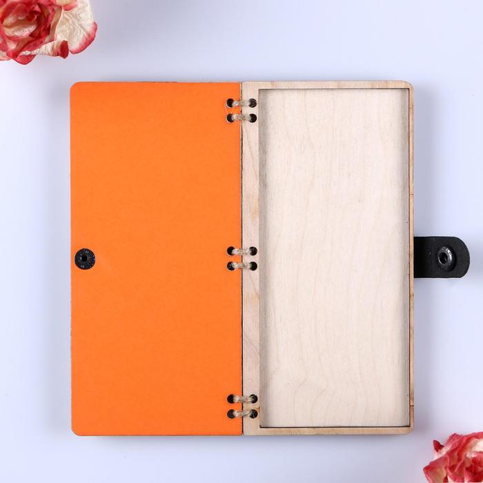 Конверт деревянный "С Юбилеем!" ручная работа, светлый, шары, 16,5х8х0,9см 4995074