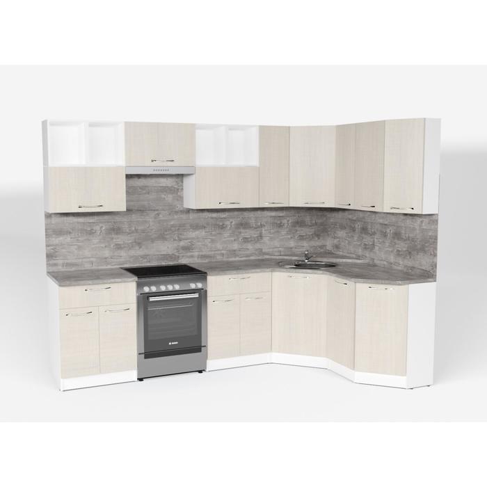 Модульный кухонный гарнитур Лариса оптима 5, 2700х1600 мм - фото 1905653576