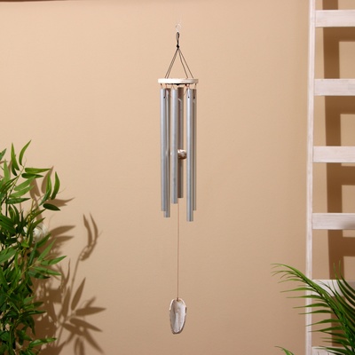 Музыка ветра «Покой», 10×10×90 см, алюминий