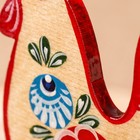 Сувенир «Петух на колесиках», 17х16 см, городецкая роспись, ручная работа - фото 9948148
