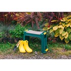 Скамейка с органайзером (зеленый/желтый) - Фото 4