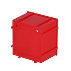 Короб откидной Стелла Single - 101 красный/прозрачный - Фото 3