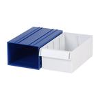 Пластиковый короб С-2 синий/белый 140х250х100 - Фото 4