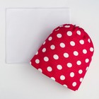 Комплект для девочки (шапка, снуд), цвет малиновый, размер 52-54 - фото 809437803