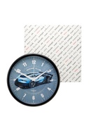 Часы настенные, серия: Интерьер, "Гоночный автомобиль", d-22.5 см, синий 5005014 - фото 14629274