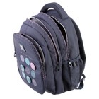Рюкзак школьный с эргономичной спинкой Kite 8001, 40 х 29 х 17, для девочки, серый - Фото 10