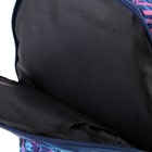 Рюкзак молодежный GoPack 132, 42 х 32 х 16, для девочки Tropical colours, фиолетовый - Фото 11