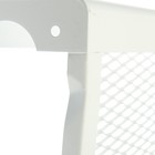 Экран на чугунный радиатор, 490 х 610 х 142 мм, 5 секций, металлический, белый - Фото 2
