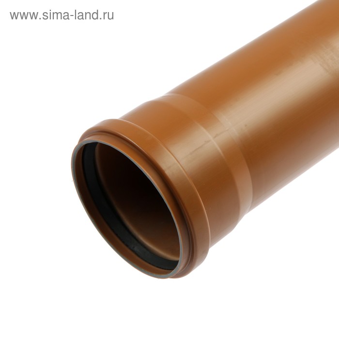 Труба канализационная FLEXTRON, наружная, d=110 мм, толщина 3.2 мм, 2000 мм - Фото 1