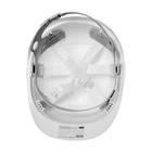 Каска защитная ТУНДРА, для строительно-монтажных работ, с текстильным оголовьем, белая - Фото 3