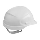 Каска защитная ТУНДРА, для строительно-монтажных работ, с пластиковым оголовьем, белая - фото 9564084
