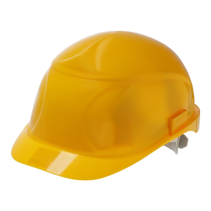 Каска защитная ТУНДРА, для строительно-монтажных работ, с текстильным оголовьем, желтая - Фото 1