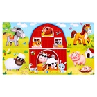 Конструктор пластиковый «Весёлая ферма», 18 деталей, по методике Монтессори - Фото 5