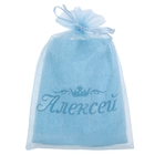 Полотенце с вышивкой 100% хлопок Алексей 32*70 см 370гр/м2 - Фото 1