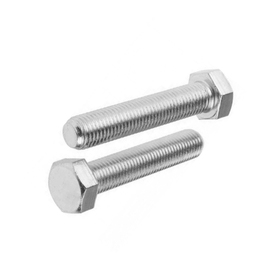 Болт Steelrex, оцинкованный, DIN 933, класс прочности 5.8, м10×140 мм, 25 кг